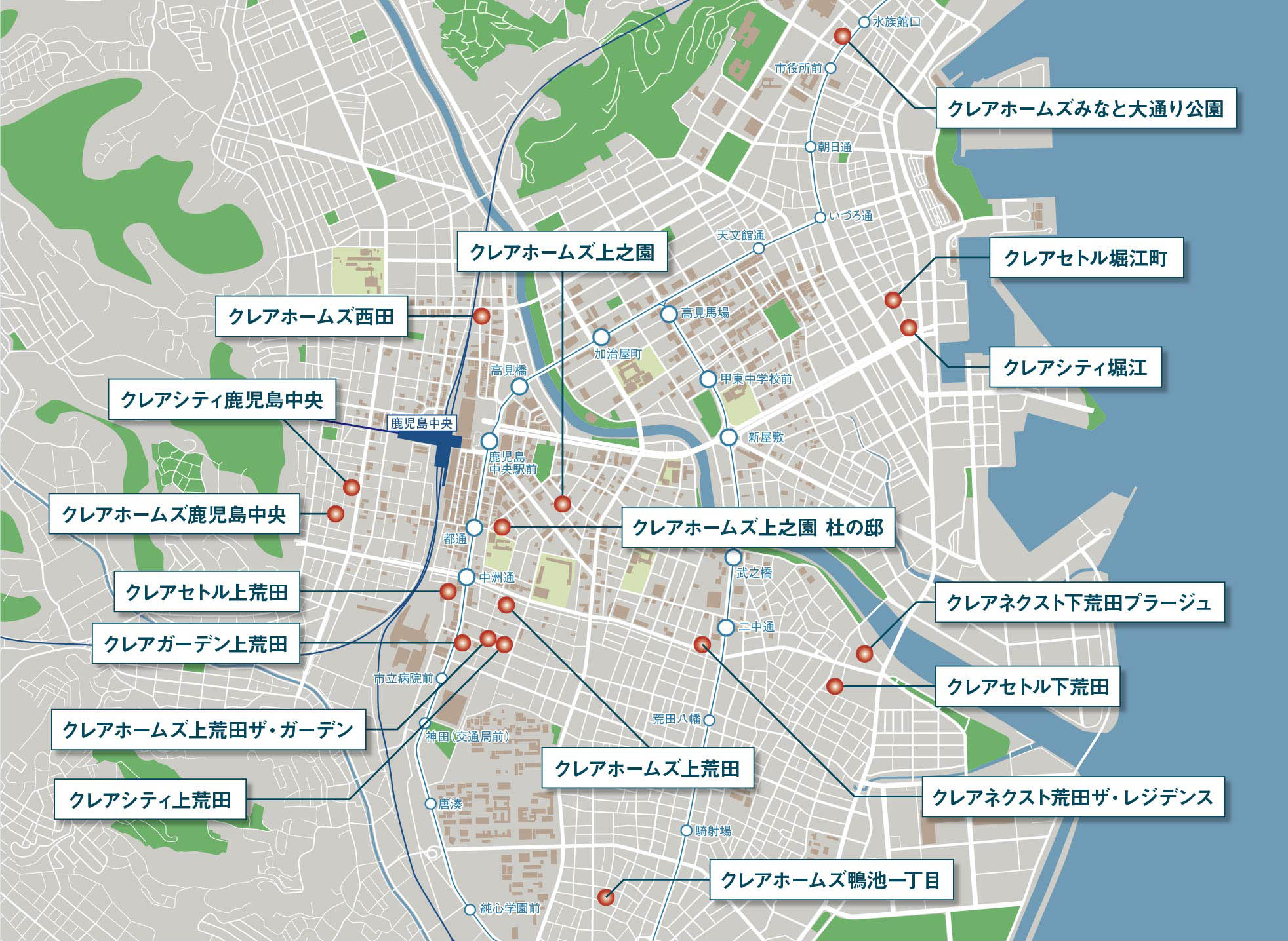 鹿児島市内での供給物件